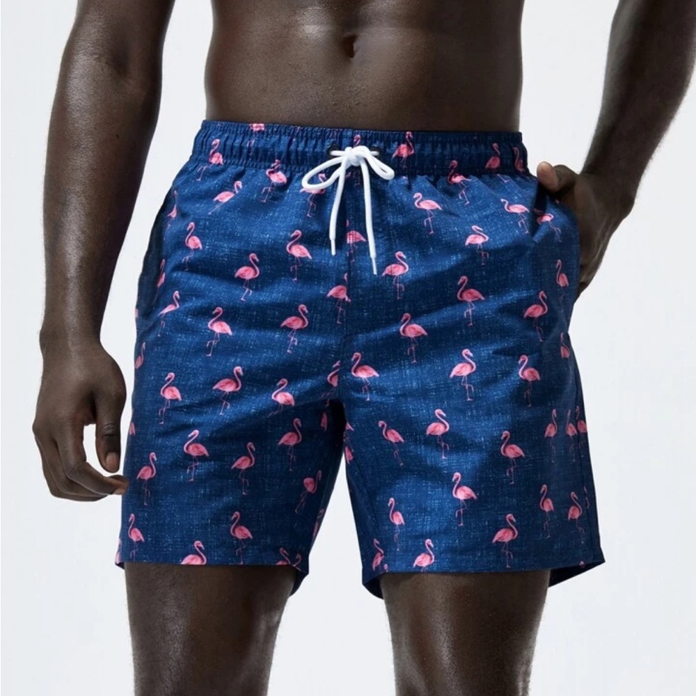 Men’s Trinity Collective Flamingo Swim Trunks